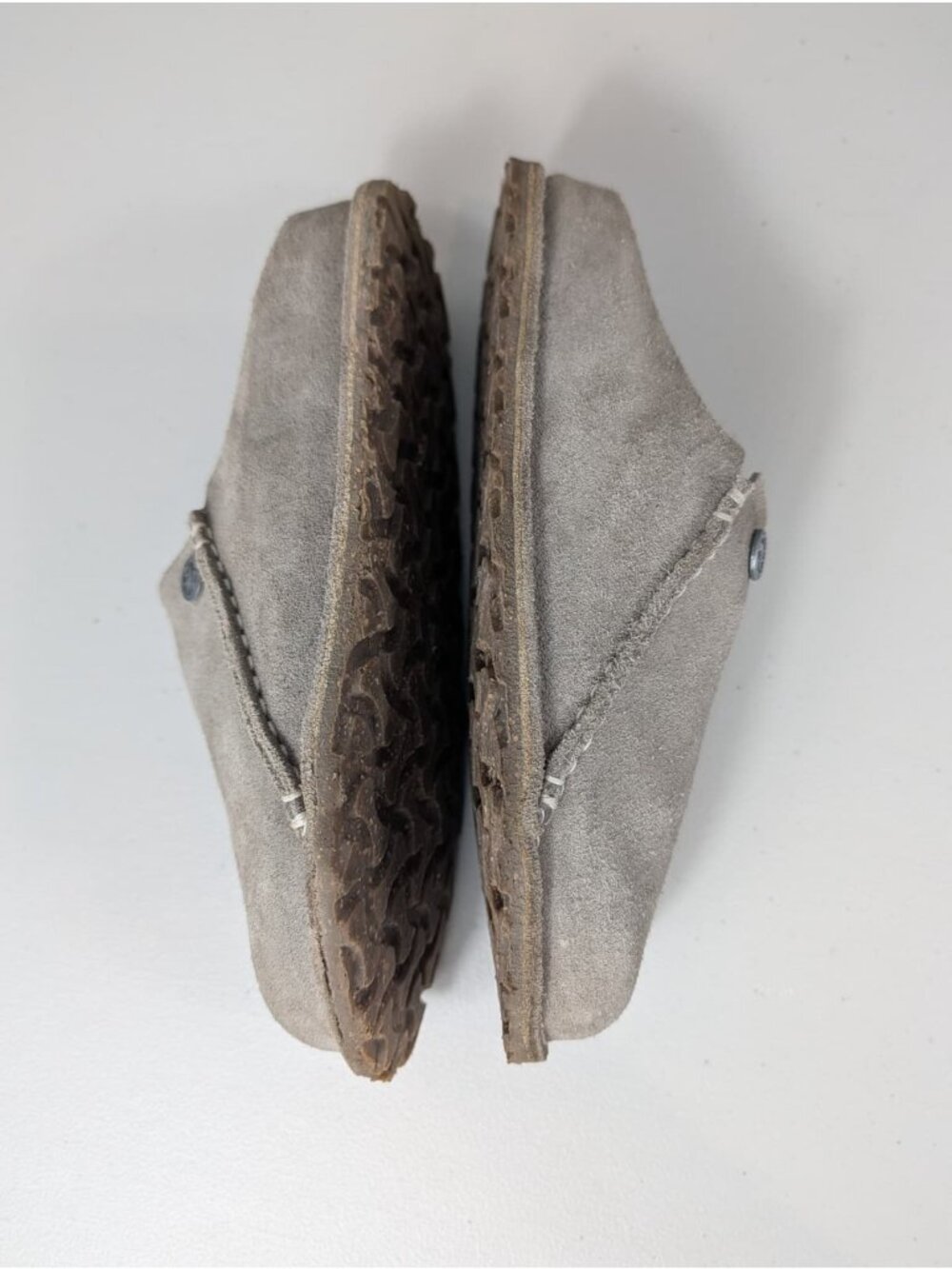 Birkenstock Zermatt Premium suede clogs in gray women's size 6-7.5 - Picture 9 of 12